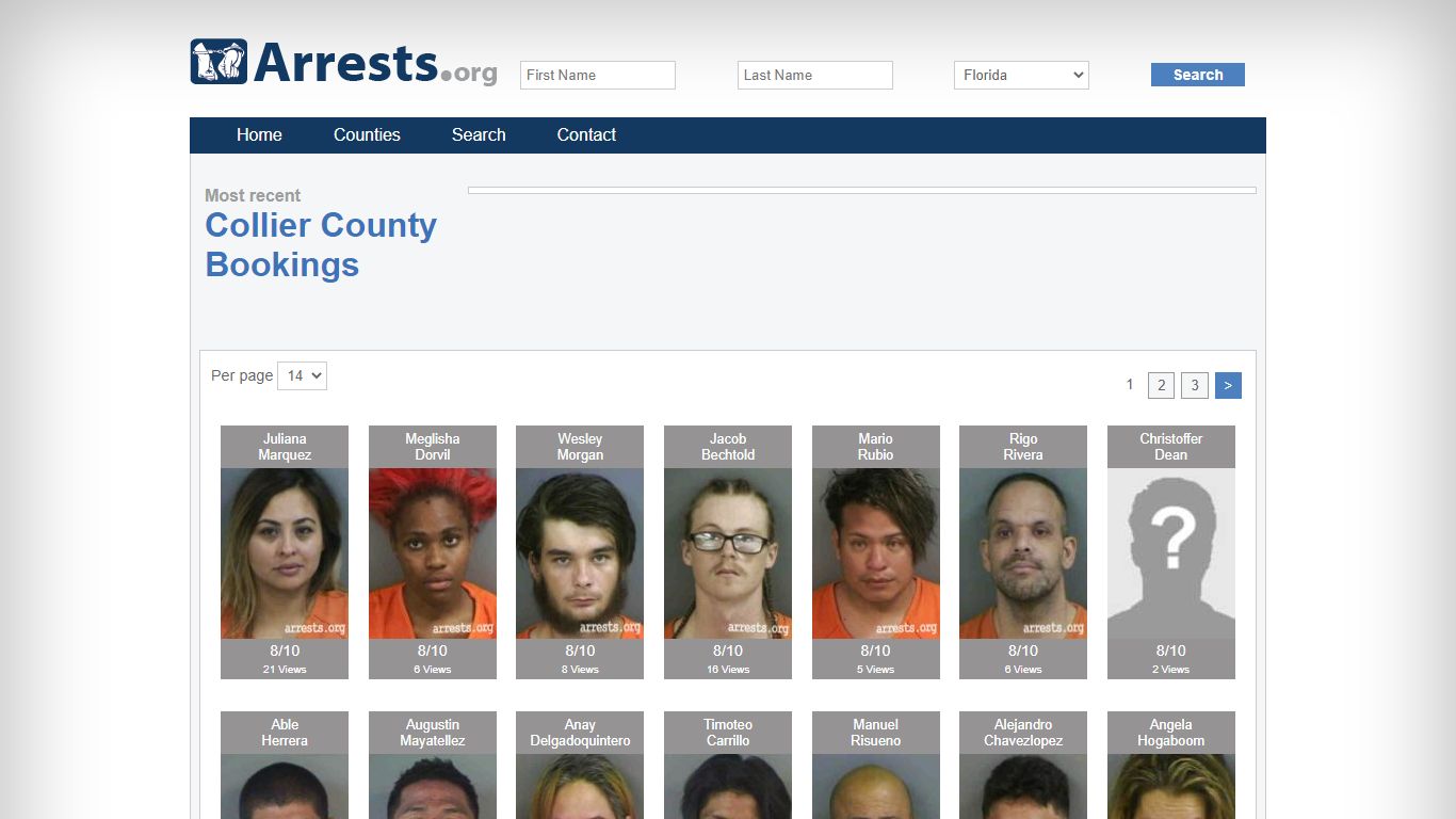Collier County Arrests and Inmate Search